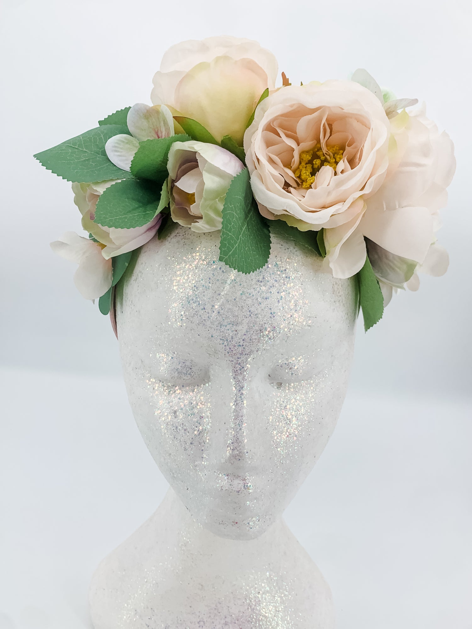 Cream Dream floral fascinator