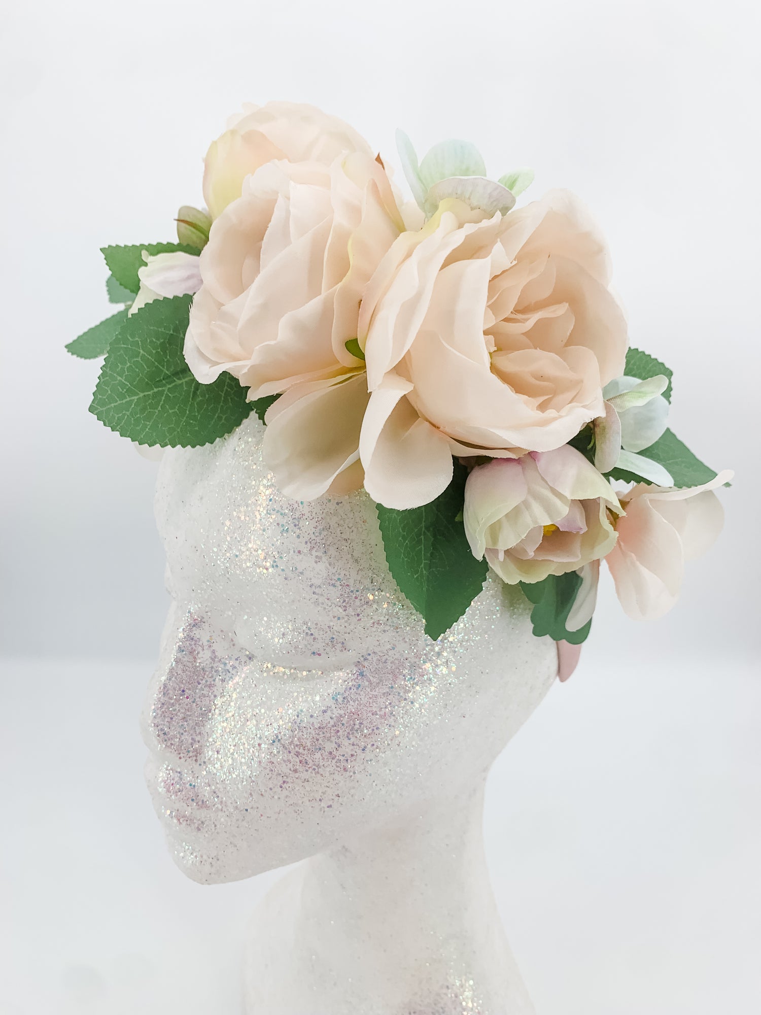 Cream Dream floral fascinator